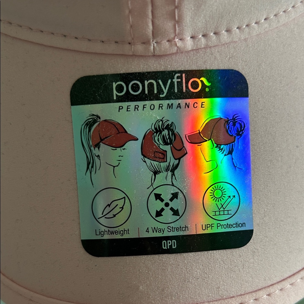 PonyFlo Pink Mesh Performance Cap NWT - Picture 3 of 9